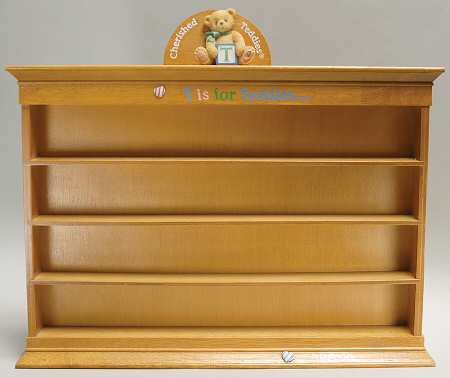 T Is for Teddies Wooden Display Case - Boxed