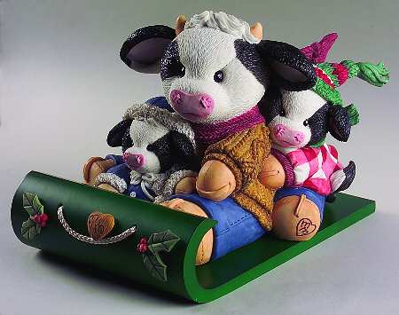 Mary's Moo Moos Christmas Wheee Are Mooovin - Boxed