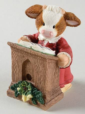 Mary's Moo Moos Christmas Singing Moo Praises-Musical-Silent Night - Boxed