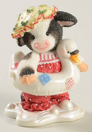 Mary's Moo Moos Christmas Swanna Wish You A Merry Christmas - Boxed