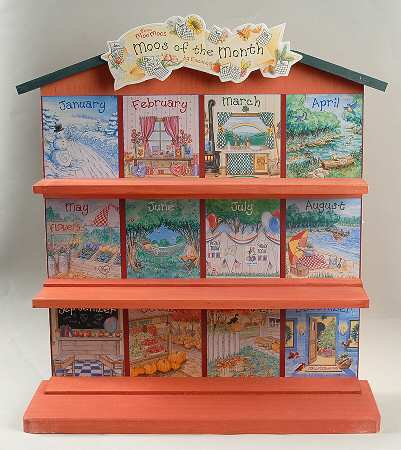 Marys Moo Moos Months of The Year Shadow Box - Boxed