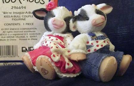 Mary's Moo Moos Valentine We're Insepar-A-Bull - Boxed