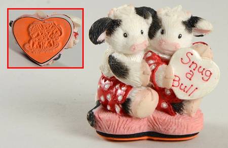 Mary's Moo Moos Valentine Snug-A-Bull Stamp-Stamp Only - Boxed