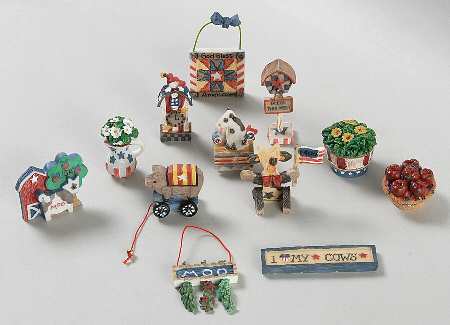 Mini Moos-Figurine Ameri-Cow - Boxed