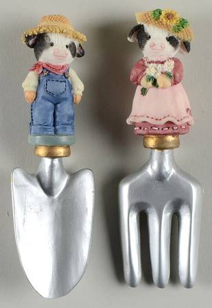 Sowing the Seeds Trowel Plant Sticks-Mini-Set Of 2 - Boxed