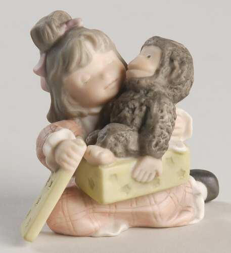 Pretty As A Picture  Girl With Toy Chimp - With Box 53