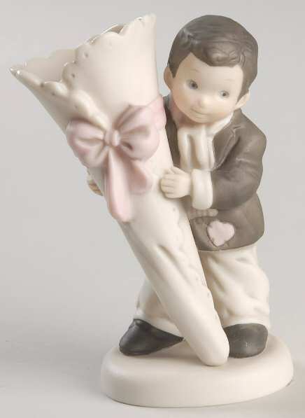Pretty As A Picture  Boy With Flower Holder - Boxed