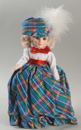 Grandes Dames Vicki Blonde Plaid Dress - Boxed