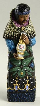 Mahogany Miracle Nativity Wiseman With Frankincense - No Box