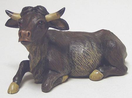 Mahogany Miracle Nativity Ox - No Box