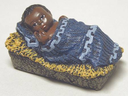 Mahogany Miracle Nativity Jesus - No Box