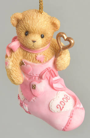 Cherished Teddies Ornament Love Is The Best Stocking Stuffer - Boxed