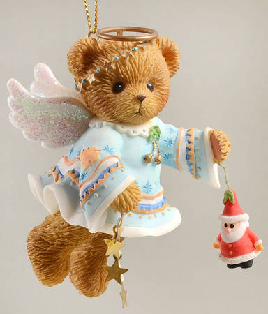 Cherished Teddies Ornament Angel Of Christmas Cheer - Boxed