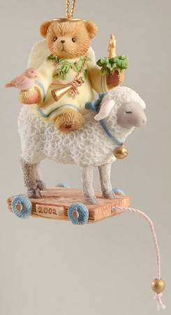 Cherished Teddies Ornament May The Spirit Of The Season Be With Ewe - Boxed