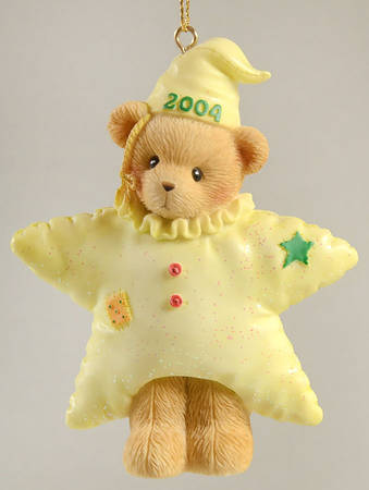 Cherished Teddies Ornament Starlight, Star Bear-Bright - Boxed