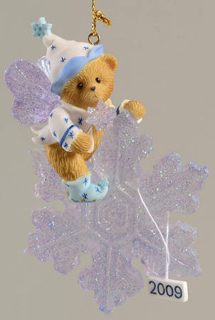 Cherished Teddies Annual Ornament May Your Holidays Always Sparkle - Boxed