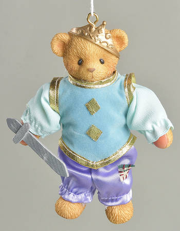 Cherished Teddies Ornament Boy Prince Marionette Ornament - Boxed