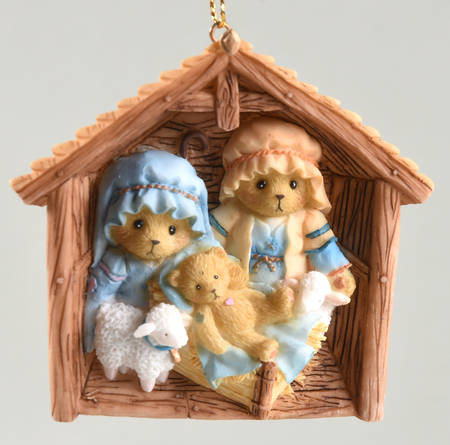Cherished Teddies Ornament O' Little Town Of Bethlehem - Boxed