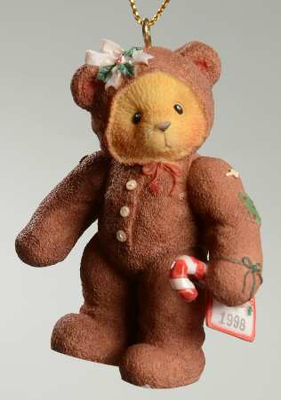 Cherished Teddies Annual Ornament Gingerbread Bear - Boxed