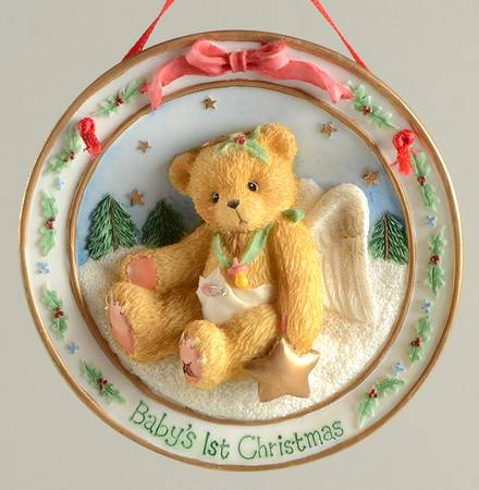 Cherished Teddies Ornament Baby's First Christmas - Boxed