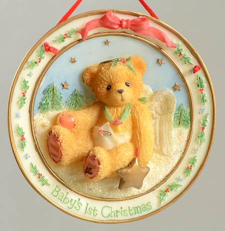 Cherished Teddies Ornament Baby's First Christmas - Boxed