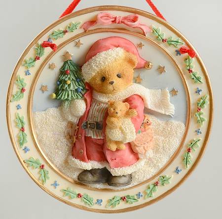 Cherished Teddies Ornament The Season For Santa - Boxed