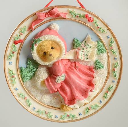 Cherished Teddies Ornament The Season Of Love - Boxed
