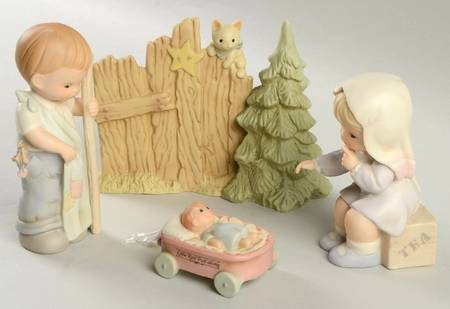 Memories of Yesterday-Nativity Pageant Boxed Set Of Four - With Box