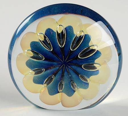 Eickholt Studios Crystal Paperweight Sand Dollar - No Box