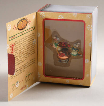 Treasury of Christmas Ornaments So Glad I Fondue As A Friend - With Box Bx359