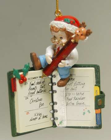 Treasury of Christmas Ornaments An Appointment With Santa - Boxed
