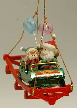 Treasury of Christmas Ornaments Hold On, Santa - Boxed