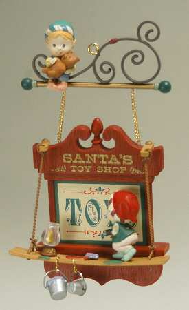 Treasury of Christmas Ornaments A Sure Sign Of Xmas - Boxed