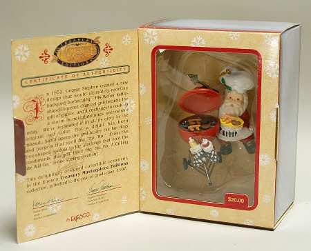 Treasury of Christmas Ornaments Ho, Ho, Ho A Grilling We Will Go - Boxed