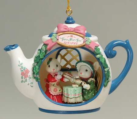 Treasury of Christmas Ornaments Friends Are Tea-Rrific 1996 - Boxed