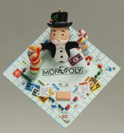 Treasury of Christmas Ornaments Take A Chance On The Holidays-Monopoly - Boxed