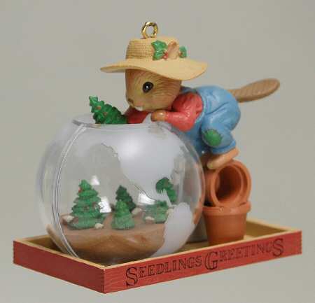 Treasury of Christmas Ornaments Seedlings Greetings - With Box 53