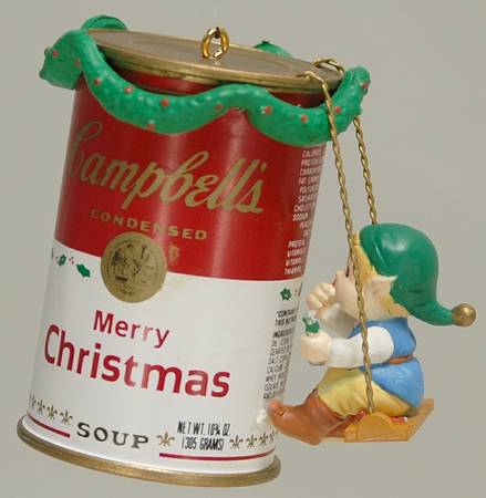 Treasury of Christmas Ornaments Have A Soup-Er Christmas-Campbells - Boxed