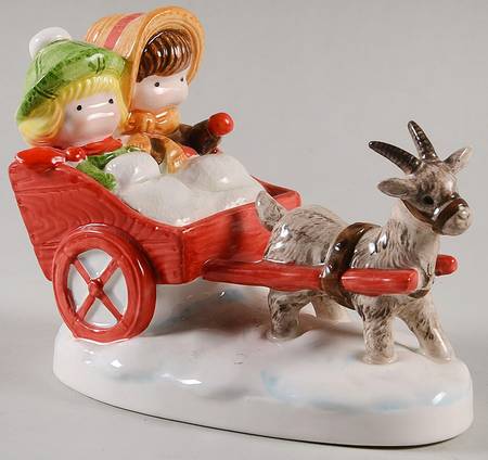 Ebeling & Reuss Figurines Winter Ride- Joan Walsh Anglund - No Box