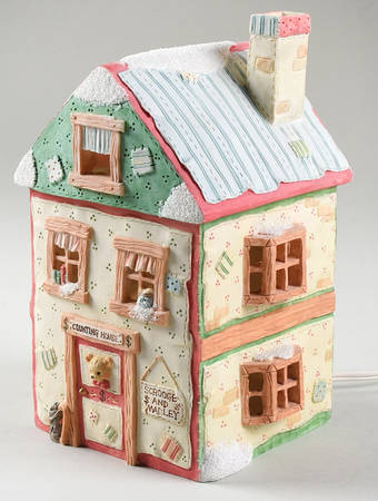 Dickens Village-Cherised Teddies Scrooge & Marley Counting House - Boxed