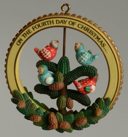 Twelve Days of Christmas Four Calling Birds - Boxed
