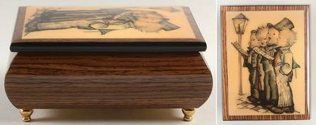 Hummel Music Box Harmony In Four Parts - Boxed