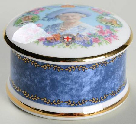 Royalty Giftware Queen Mother Memorial Box - With Box