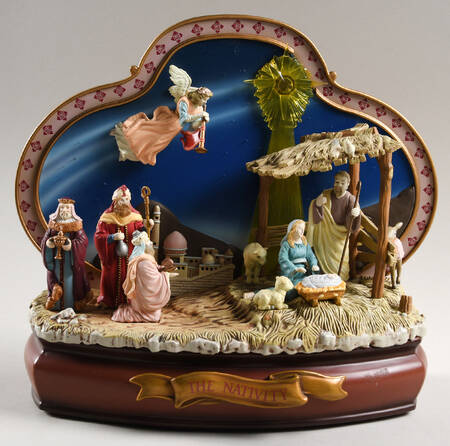 Music Boxes The Nativity-Silent Night - Boxed