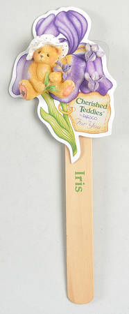 Cherished Teddies Jewelry Iris Lapel Pin & Earrings - No Box