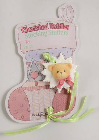 Cherished Teddies Jewelry Stocking Stuffer - Bookmark - No Box