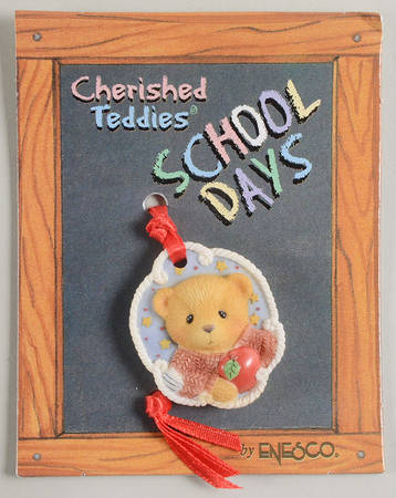 Cherished Teddies Jewelry School Days Bookmark - No Box