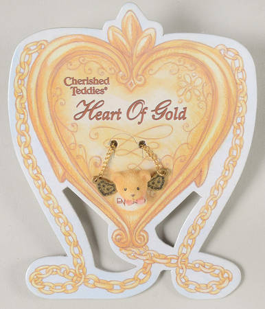 Cherished Teddies Jewelry Heart Of Gold - No Box