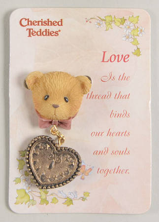 Cherished Teddies Jewelry Love Lapel Pin - No Box