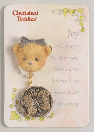Cherished Teddies Jewelry Joy Lapel Pin - No Box
